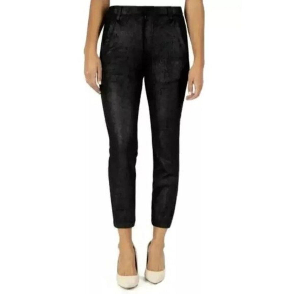 Kut From The Kloth Frida Black High Rise Track Pants